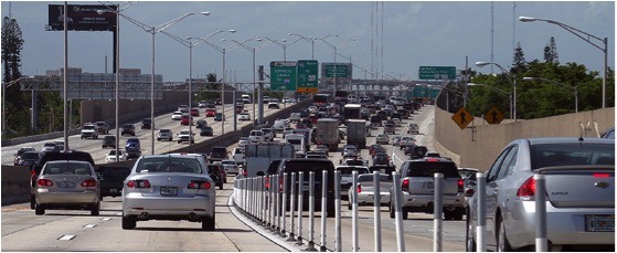 Interstate 95 in Miami