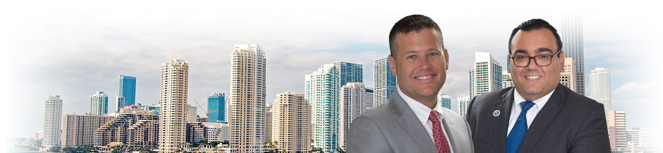 Attorney's Photo in front of Miami buildings