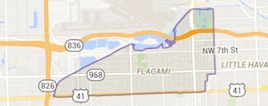 Flagami Map