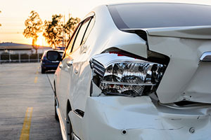 accident in lyft car