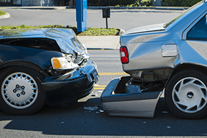 Car rear-end accident