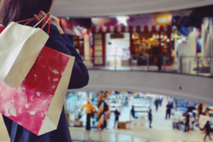 People in a Mall