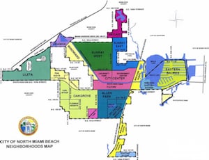 North Miami Beach Neighborhood Map