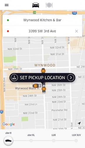 Uber on Wynwood